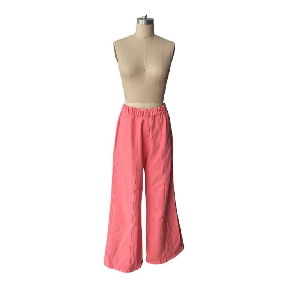 Forte_Forte Wide Leg High Rise Pink Pants SZ 3